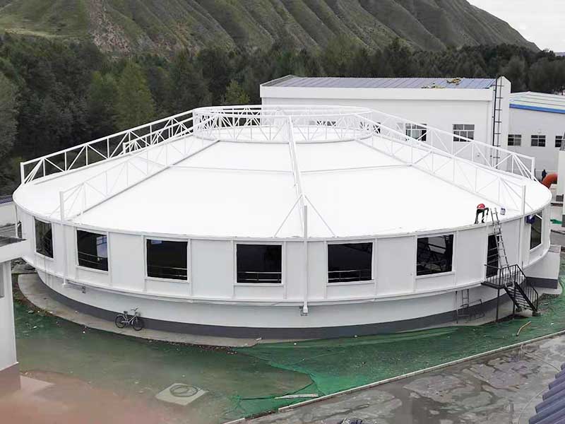 膜結構污水池加蓋